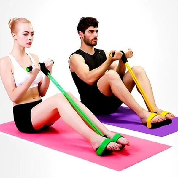 Sit on The Drawstring Abdominal Fitness Fitness Elastic Home Sports Equipment Durable Abdominal Machine Multi-function Men and W