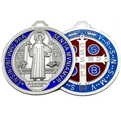 Religious icon Home Car Retro Saint Benedict Cross Ornament Pendant Jewelry Gift Catholic church Christian articulos religiosos