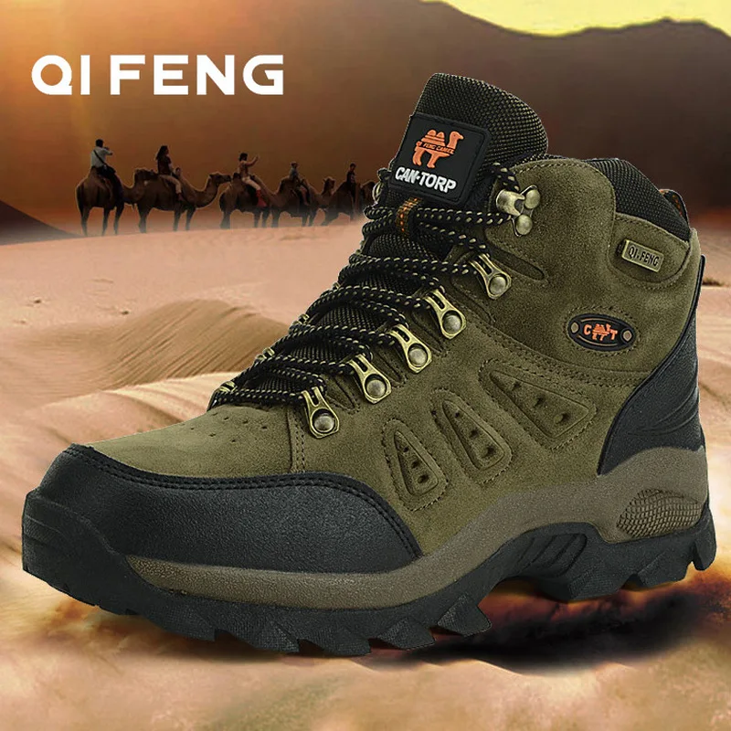 Hot Sale Classic Pro-Mountain Ankle Hiking Boots For Men & Women,Couple Outdoor Sports Trekking Shoes ,Walking Training Footwear