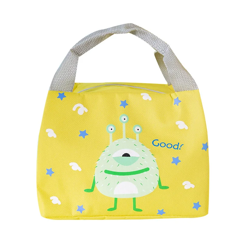 Cute Kids Cartoon Lunch Bag For Student Girl Boy Hand Cooler Bags Portable Thermal School Breakfast Picnic Food Box Wholesale