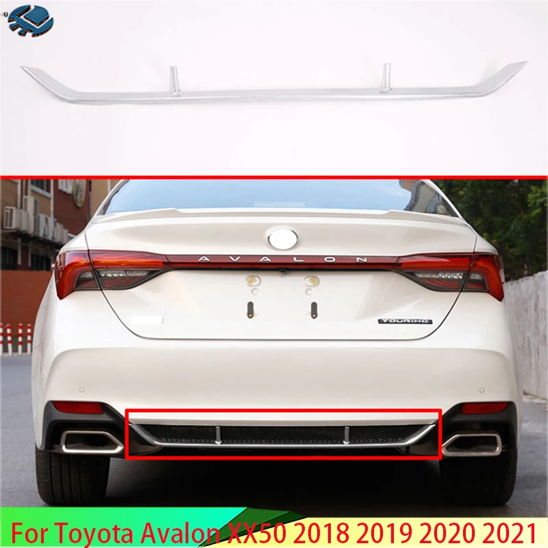 

Для Toyota Avalon XX50 2018 2019 2020 2021 ABS хромированный задний бампер Противоскользящий протектор защитная пластина аксессуары