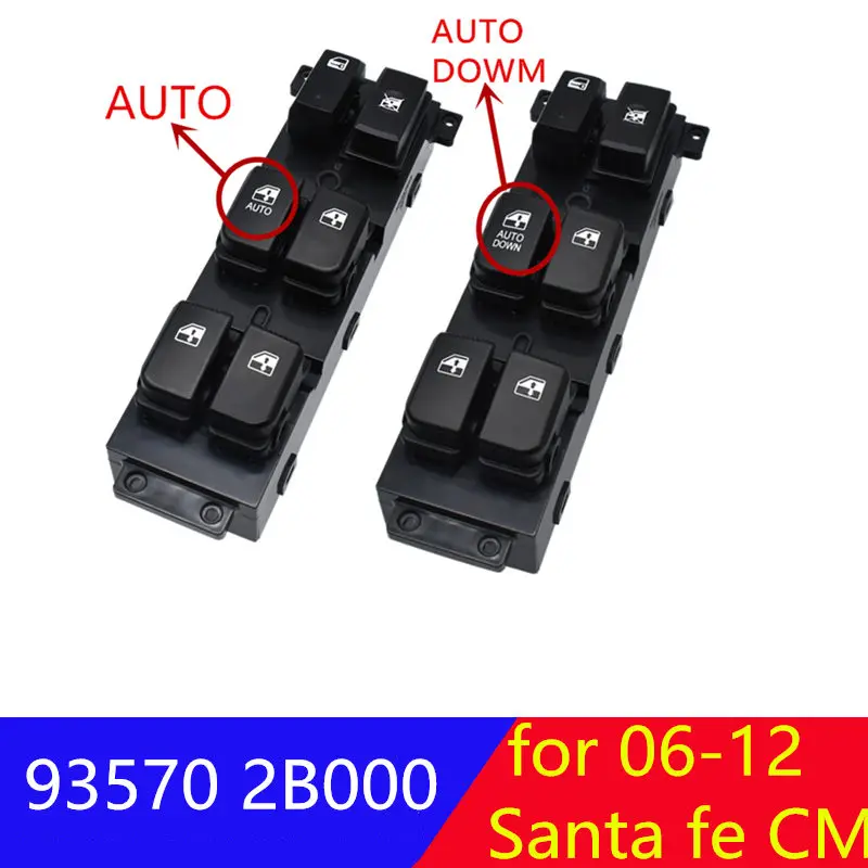 

935702B000 For Hyundai Santa Fe CM 06-2012 Window control main switch glass lift control switch button rear door control switch