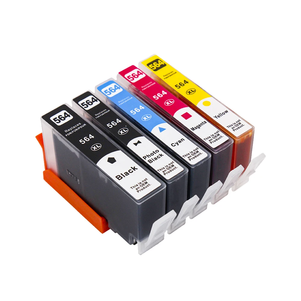 ASW 564XL Compatible Ink Cartridge Replacement for HP564 Cartridge 4610 4620 B210 5520 3520 5510 B110a C410 B109 C310 7510 6520