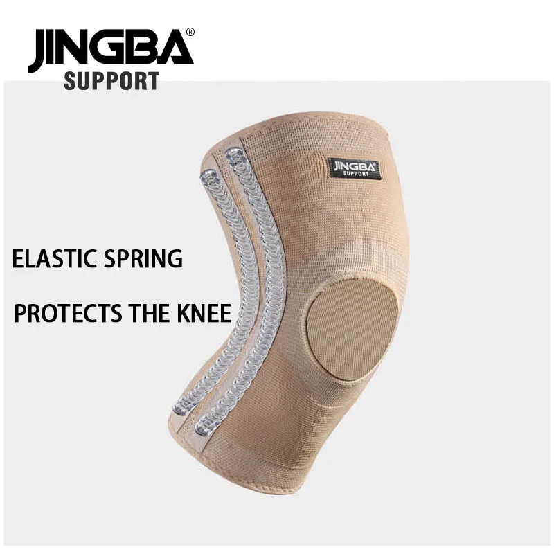 JINGBA SUPPORT Sports Safety protection knee pads volleyball knee support basketball knee protector brace spring support