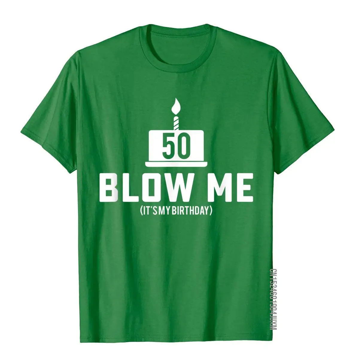 Mens 50th Birthday T-Shirt Blow Me 50th Birthday Gift Shirts T-Shirt Camisa Top T-Shirts Cotton T Shirt For Men Birthday