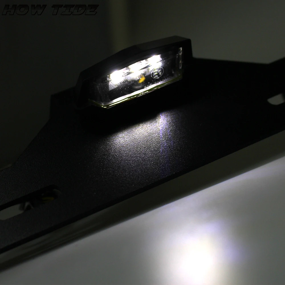 Support de plaque d'immatriculation lumière LED pour KAWASAKI Z1000 10-13, Z1000SX NINJA 1000 2011-2016 éliminateur de garde-boue arrière de moto