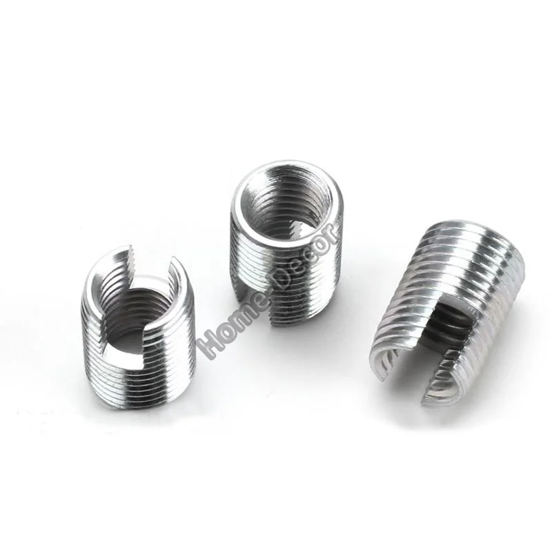 luva-auto-roscante-de-aco-carbono-5-pecas-bainha-de-manga-espiral-bucha-de-manga-de-rosca-manga-de-rosca-com-fenda-para-plastico-aluminio