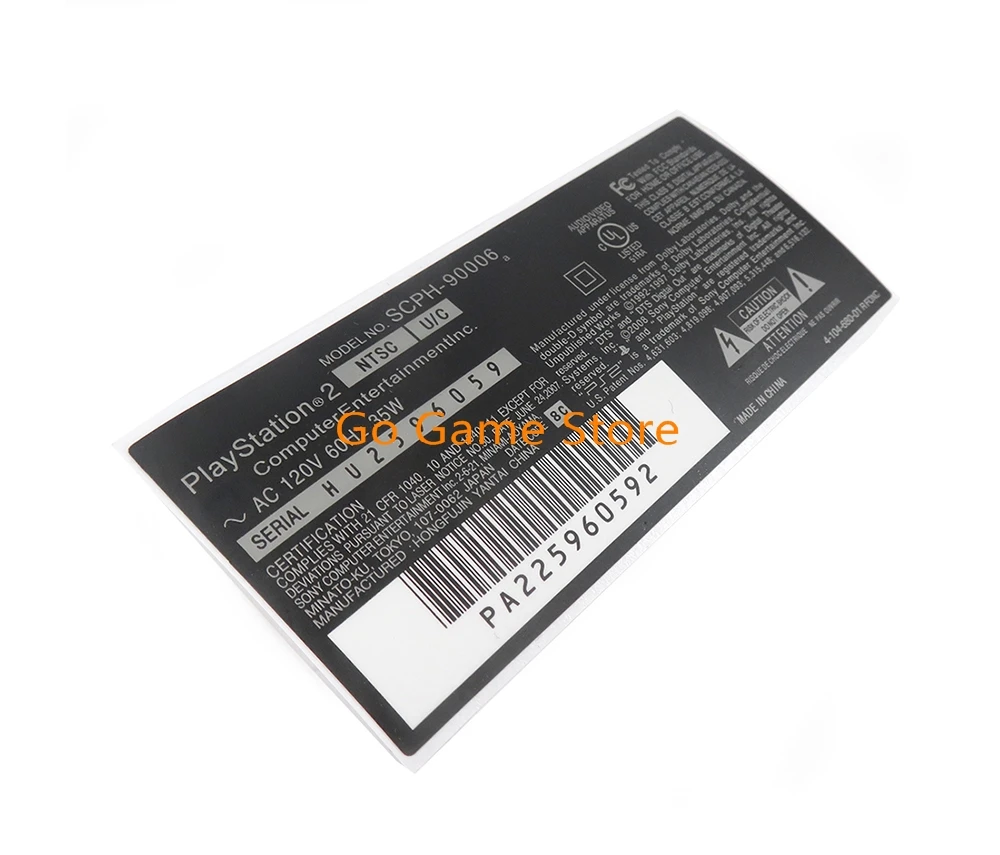 5 uds pegatina etiqueta cubierta de piel calcomanía envoltura para consola Playstation 2 PS2 7w 9w