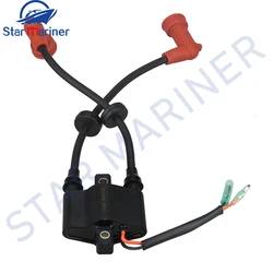 Ignition Coil Assy 6F5-85570 For Yamaha Boat Engine 4T 9.9HP 15HP 20HP 25HP 2T 9.9HP 15HP 20HP 25HP 30HP 40HP 6F5-85570-00
