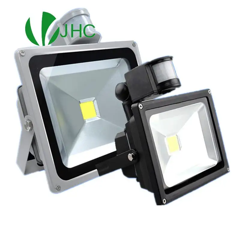 

LED Flood Light Motion Sensor 10W/20W/30W/50W Waterproof AC110-260V LED PIR Floodlight Reflector Wall Lamp Outdoor Halogen Light