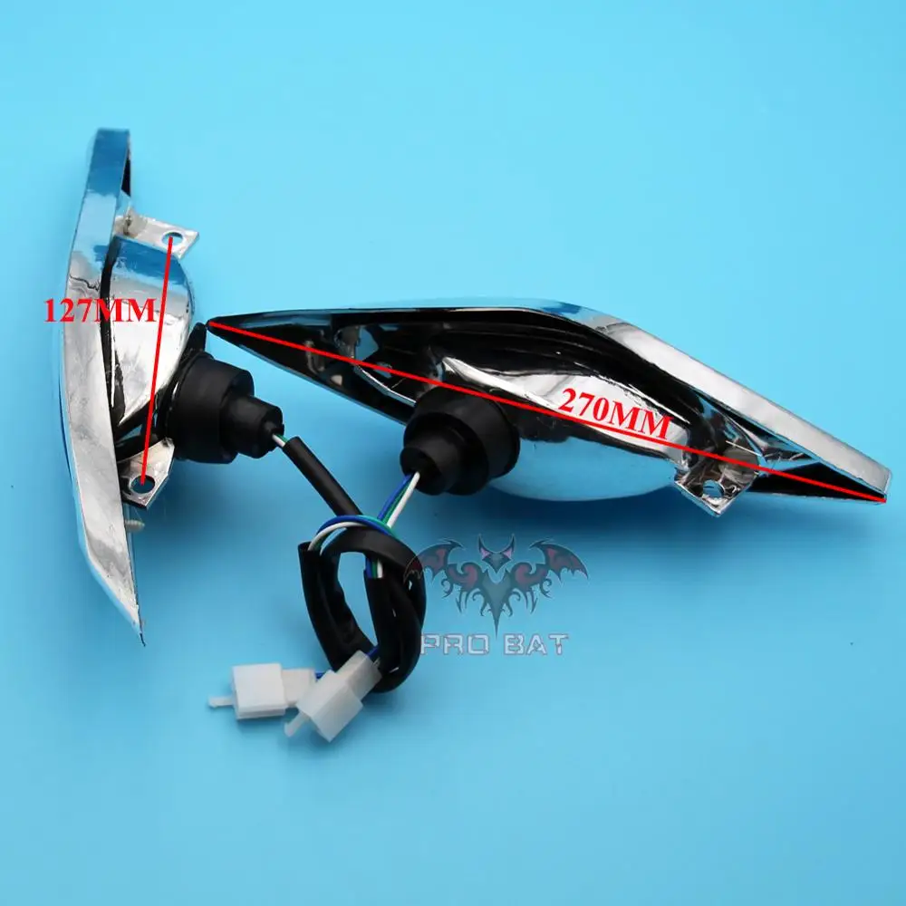 Headlight Head Light Lamp For Chinese 50cc 110cc 125cc 150cc 200cc 250cc ATV Quad Roketa Kazuma