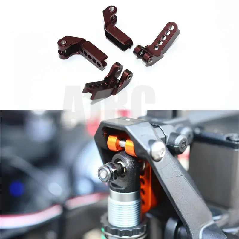 

Hdrc Aluminum Alloy Front And Rear Adjustable Hydraulic Code Damping Bracket For 1/10 Rc Tracked Vehicle Traxxas Trx-4 Trx4