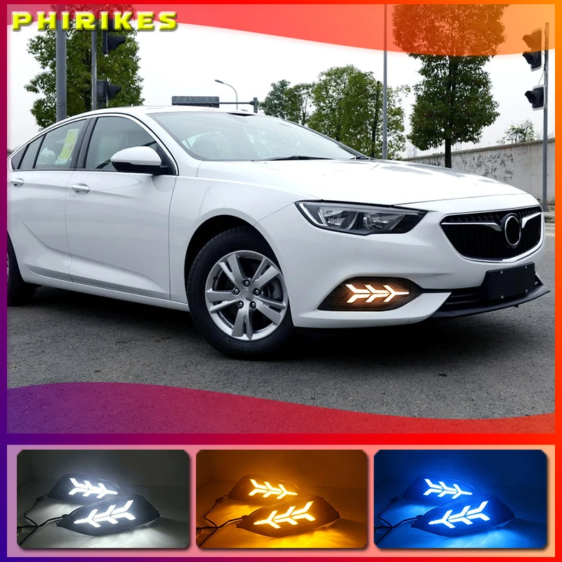 

LED Daytime Running Lights For Buick Regal 2017-2020 Fog lamp ABS 12V DRL