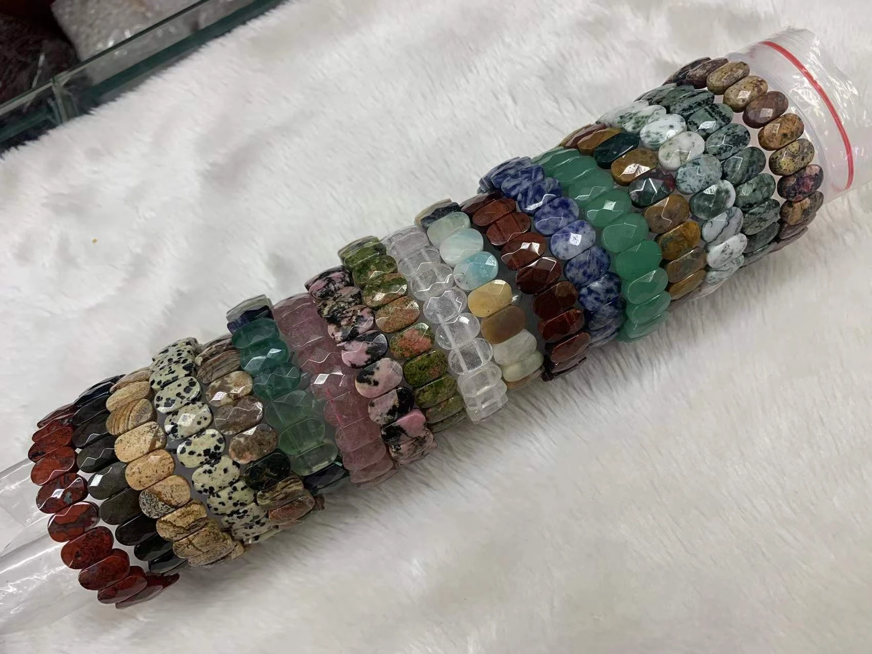 Pulsera de piedras preciosas naturales, fluorita, rodonita, amazonita, sodalita, Ojo de Tigre, lepidolita, Shungite, apatita, charoita, aguamarina