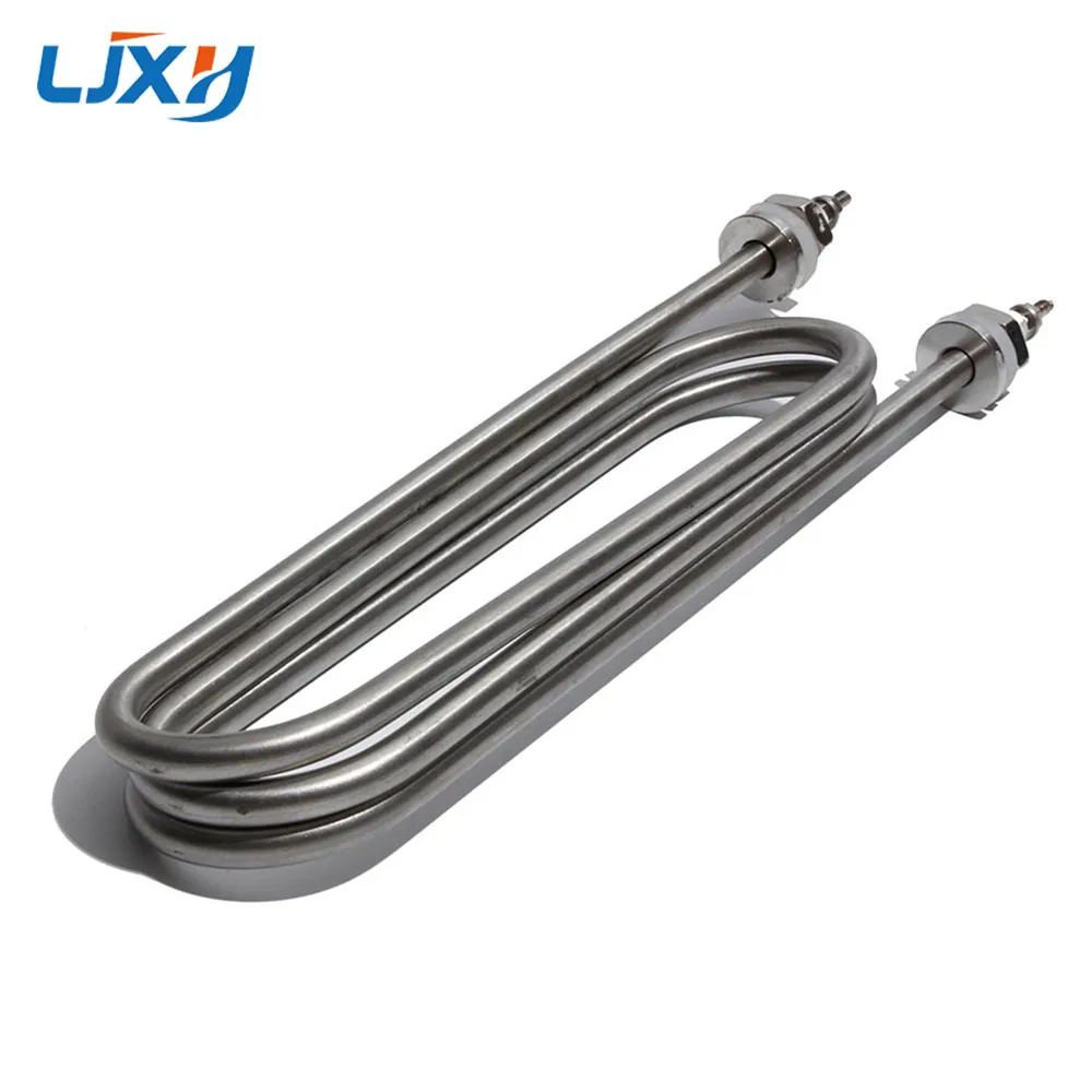 LJXH M14 3U Shape Electric Heating Tubular Pipe All 304 Stainless Steel Water Heater Element 230V 1800W