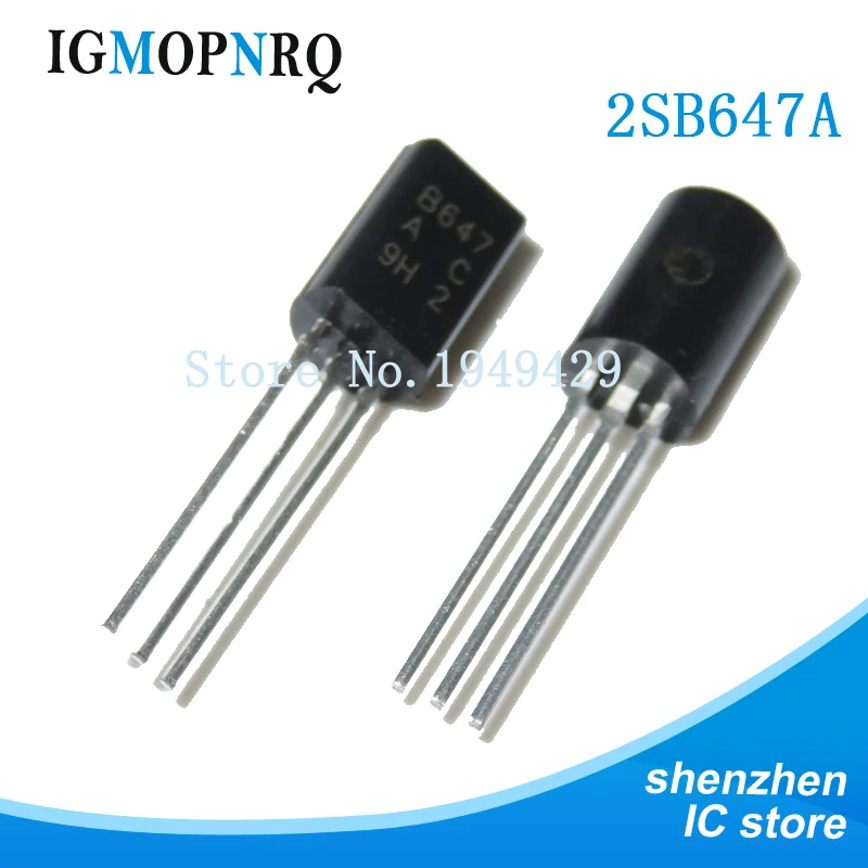 50PCS 2SB647AC 2SB647A TO92 2SB647 TO-92L B647 Triode new and