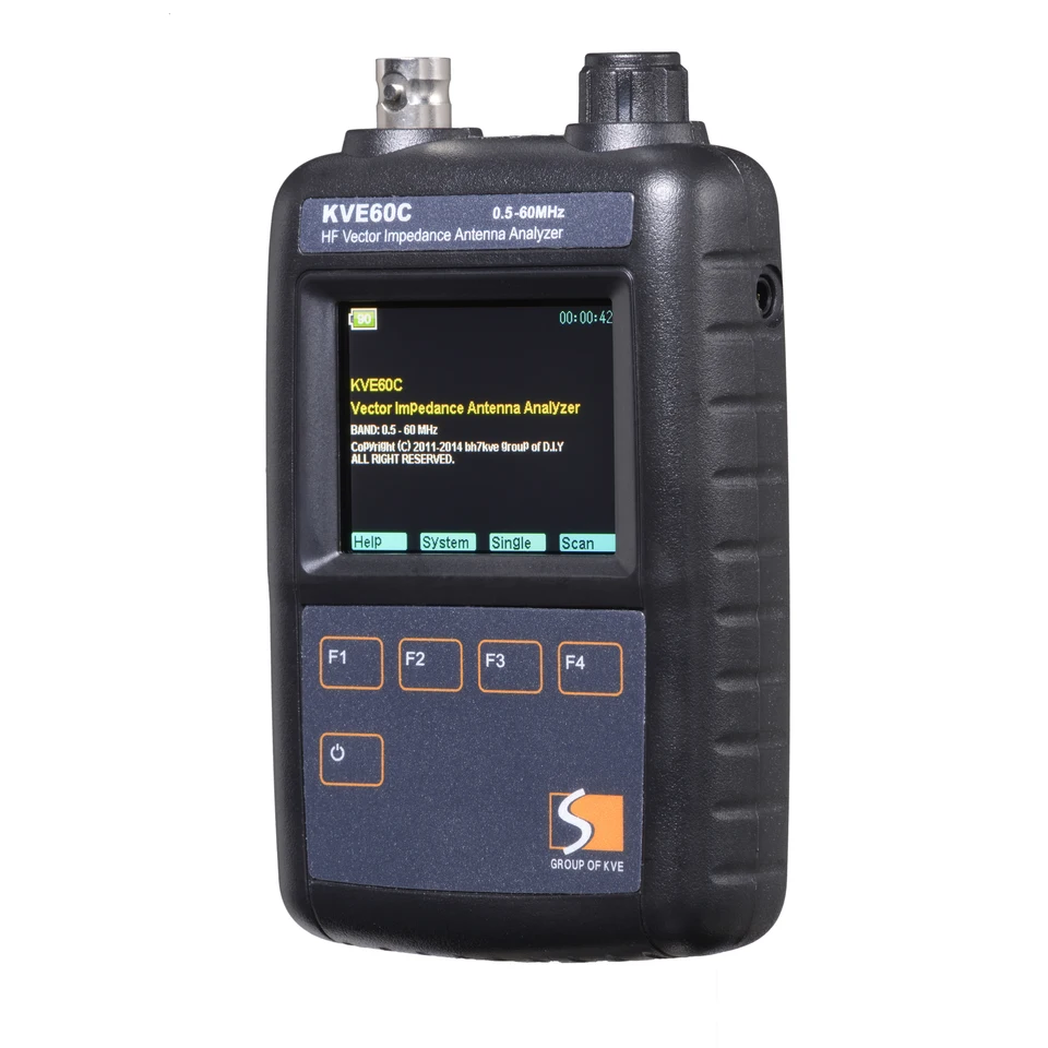 Shortwave HF Antenna Analyzer KVE60C 0.5-60MHz HF Vector Impedance