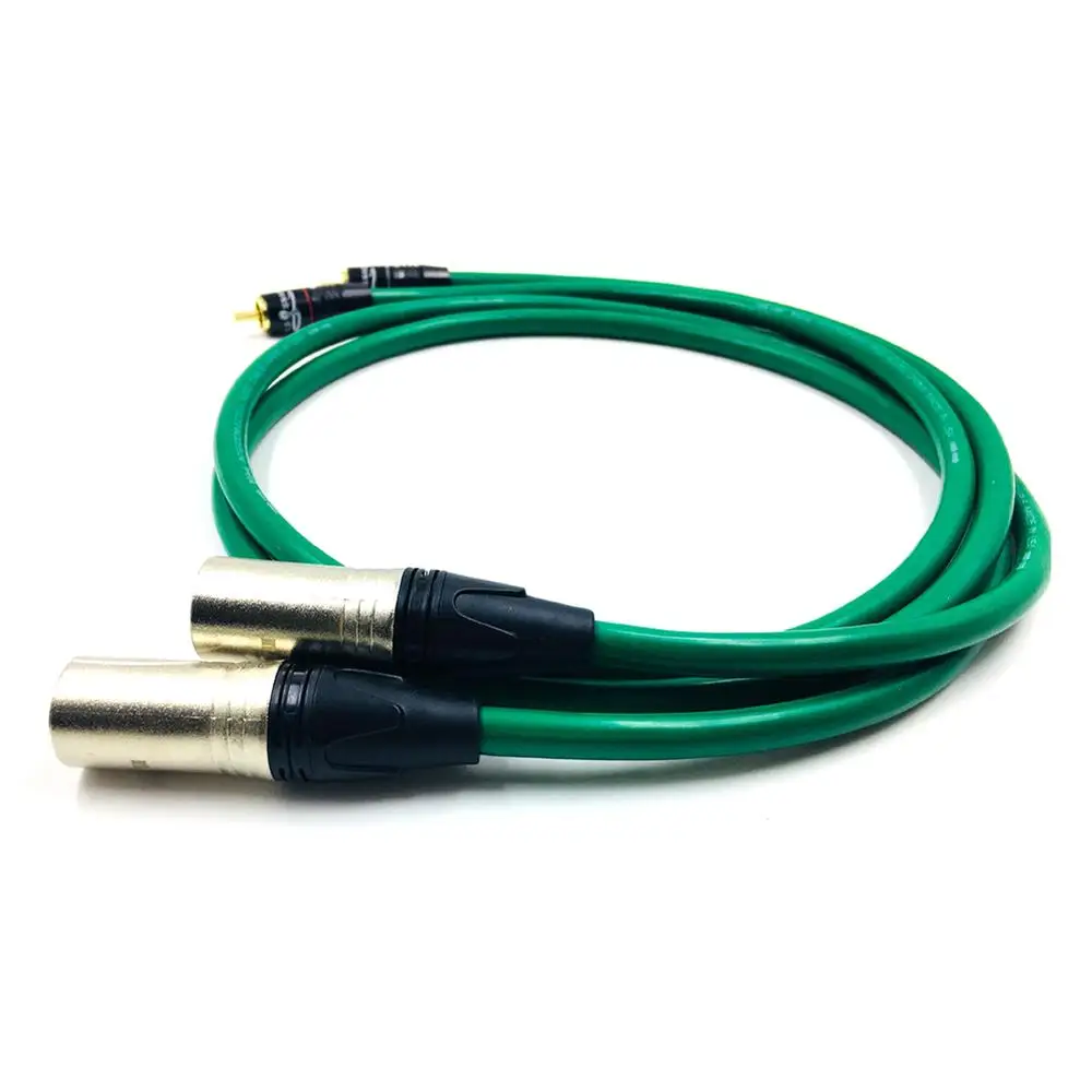 

HiFi Pair Type-SNAKE- RCA to XLR Balacned Audio Cable RCA Male to XLR Male Interconnect Cable with MCINTOSH USA-Cable