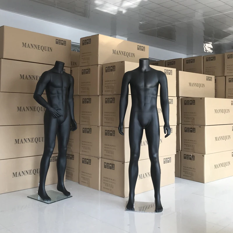 Men Whole Body Mannequin Black Dumb White Leisure Dummy Clothing Model Factory Direct Sell