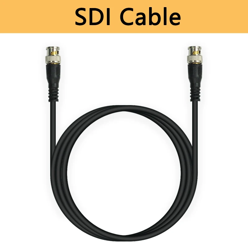 SDI BNC Cable  Male Connector 1080p HD 3G HD SD SDI for cctv camera monitor Security System 75Ohm RG59 Coaxial Cord 1m