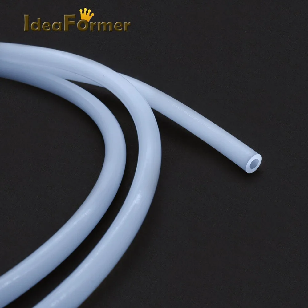 1M PTFE Rohr 1mm 2mm 3mm 4mm 6mm 8mm Teflonto Rohr weiß Für 1,75mm/3,0mm Filament 3D Drucker Teile Bowden Extruder V5/V6 J-kopf – Detail 2