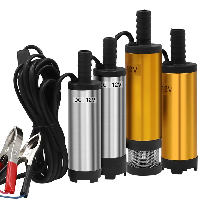 38mm 51MM DC 12v pompa zanurzeniowa do oleju napędowego pompa zanurzeniowa do oleju napędowego pompa zanurzeniowa do wędkowania na kempingu przełącznik zanurzeniowy ze stali nierdzewnej