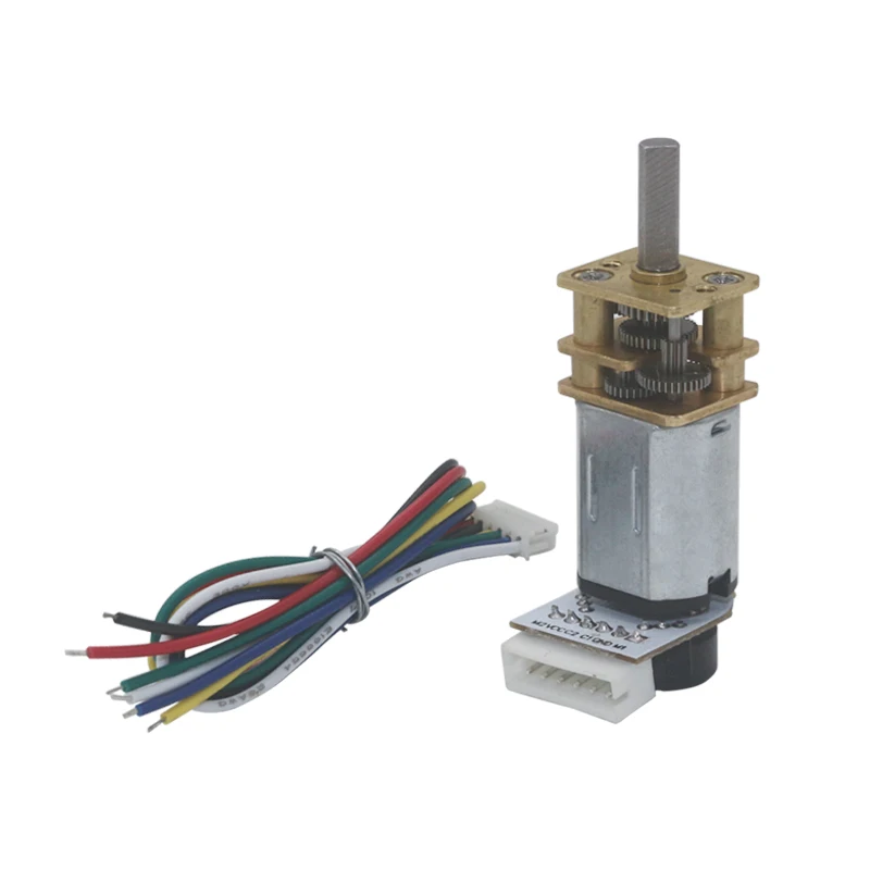 GA12-N20 DC Motor Speed Measurement, Hall Encoder DC Gear Motor Balance Car Model Motor DC 3V-12V 6V CW/CCW