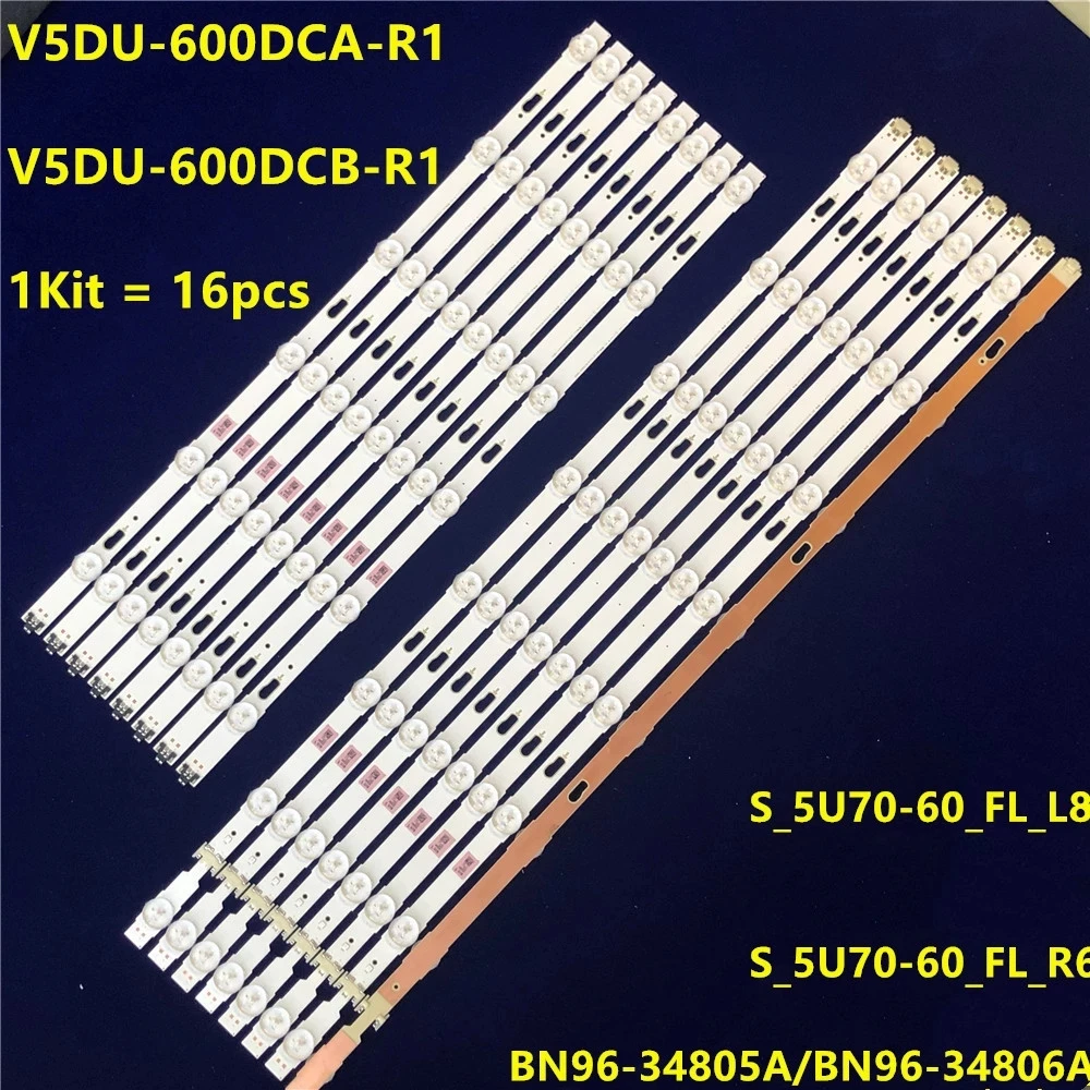 16PCS LED Strip UN60JU7100 UA60JU7090 UN60JU6500 UN60JU6400 UN60JU6300 UN60JU6390 S_5U70-60_FL_R6 L8 LM41-001170Q LM41-00117R