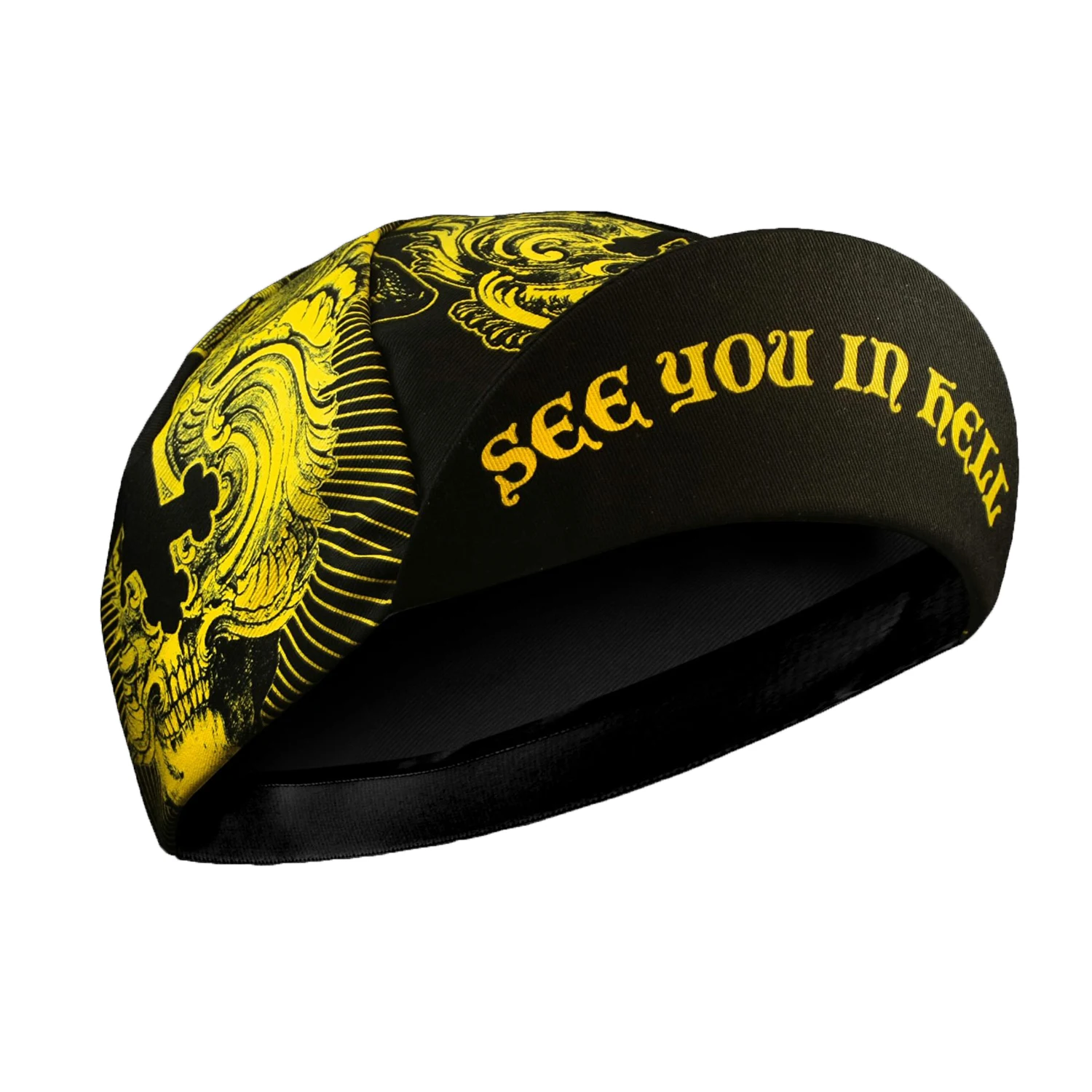 New Black Gold Color Skull  Cross Cycling Caps XIMATT Polyester/Fleece Quick Dry Bicycle Men\'s Balaclava Road Bike Hat 2021