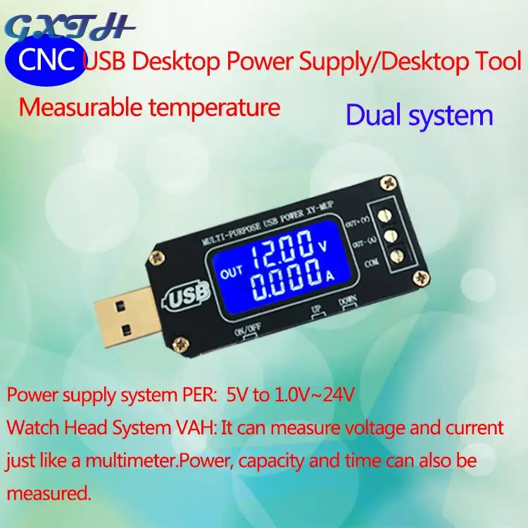 DC-DC CNC USB Step UP Down Power Supply Module 3.5V-12V to 1.0V-24V Adjustable Boost Buck Converter Voltage Regulator Board