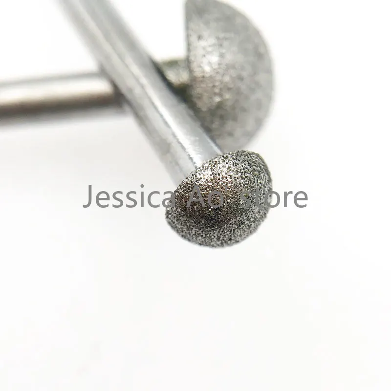 10 pz emisfero diamante utensili abrasivi CBN boro nitruro pietra intaglio foro riparazione giada intaglio stampo condimento pietra smerigliatrice