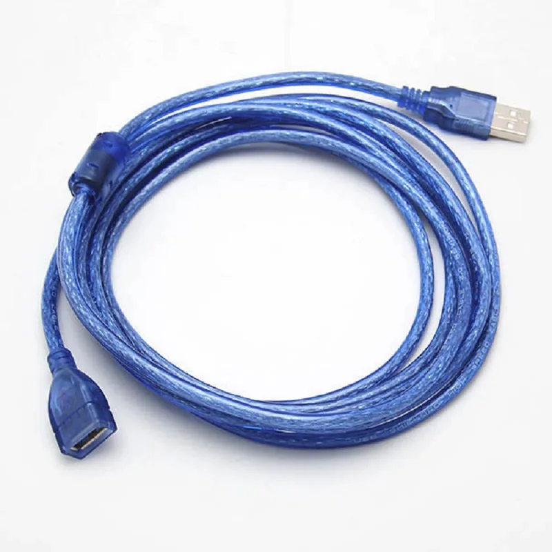 

0.3m0.5m1.5m1.8m3M5m10m Anti-Interference USB 2.0 Extension Cable USB 2.0 Male To USB 2.0 Female Extension Data Sync Cord Cable