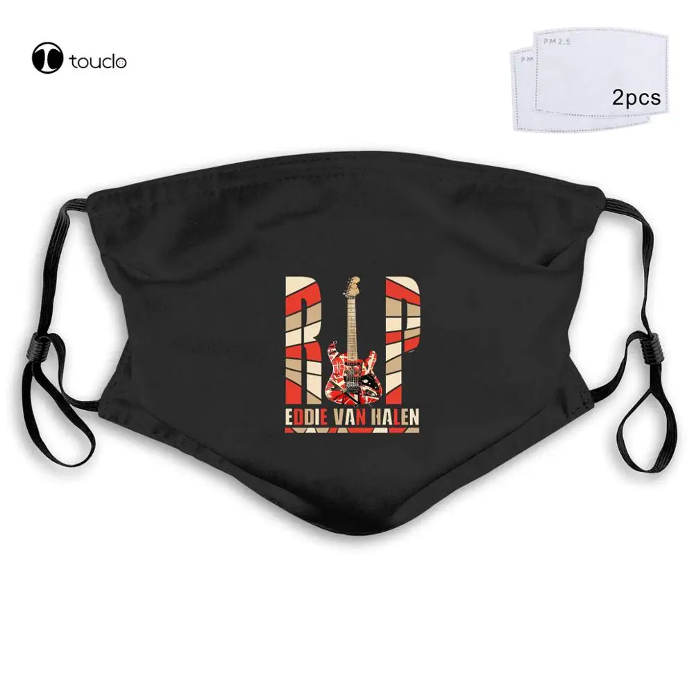 

Eddie Van Halen RIP Face Mask Filter Pocket Cloth Reusable Washable
