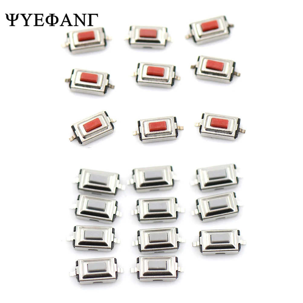 10pcs SMD Tactile Tact Push Button Micro Switch Momentary Two Pin Push Button Switch For MP3 MP 3*6*2.5MM