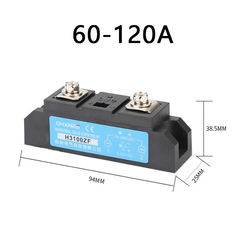 60-120A 200-400A 500-1000A Industrial high current power automotive radiator for industrial series DC to AC solid state relay