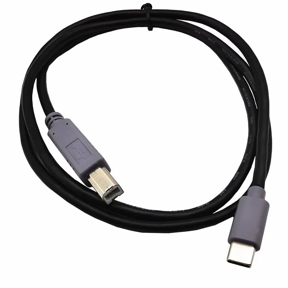 Type-c OTG USB Printer Cable USB Type B Male to A Male USB 2.0 cable For Tablet computer electronic piano printer Cable 1m 33FT