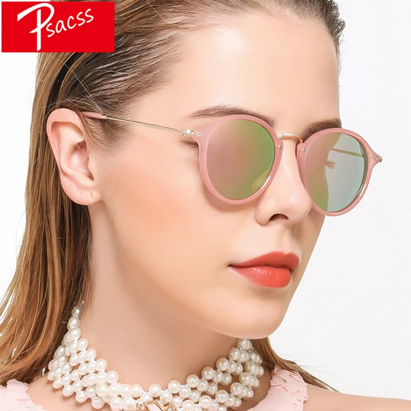 Psacss NEUE Runde Vintage Sonnenbrille Frauen Retro Luxus Marke Designer Sonnenbrille Für frauen Sonnenbrille Oculos De Sol Shades UV