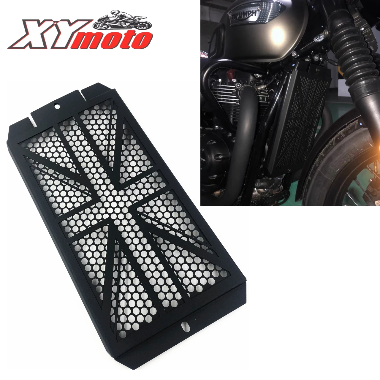 Modification parts/water tank radiator protective cover for Triumph Street twin Bonneville T120 T100  Bobber and Speedmaster