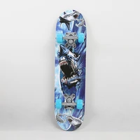 Children Skateboard Four Wheel Skate Board Kid Scooter Longboard Pulley Wheel Double Rocker Maple Skateboard Alloy Roller Board