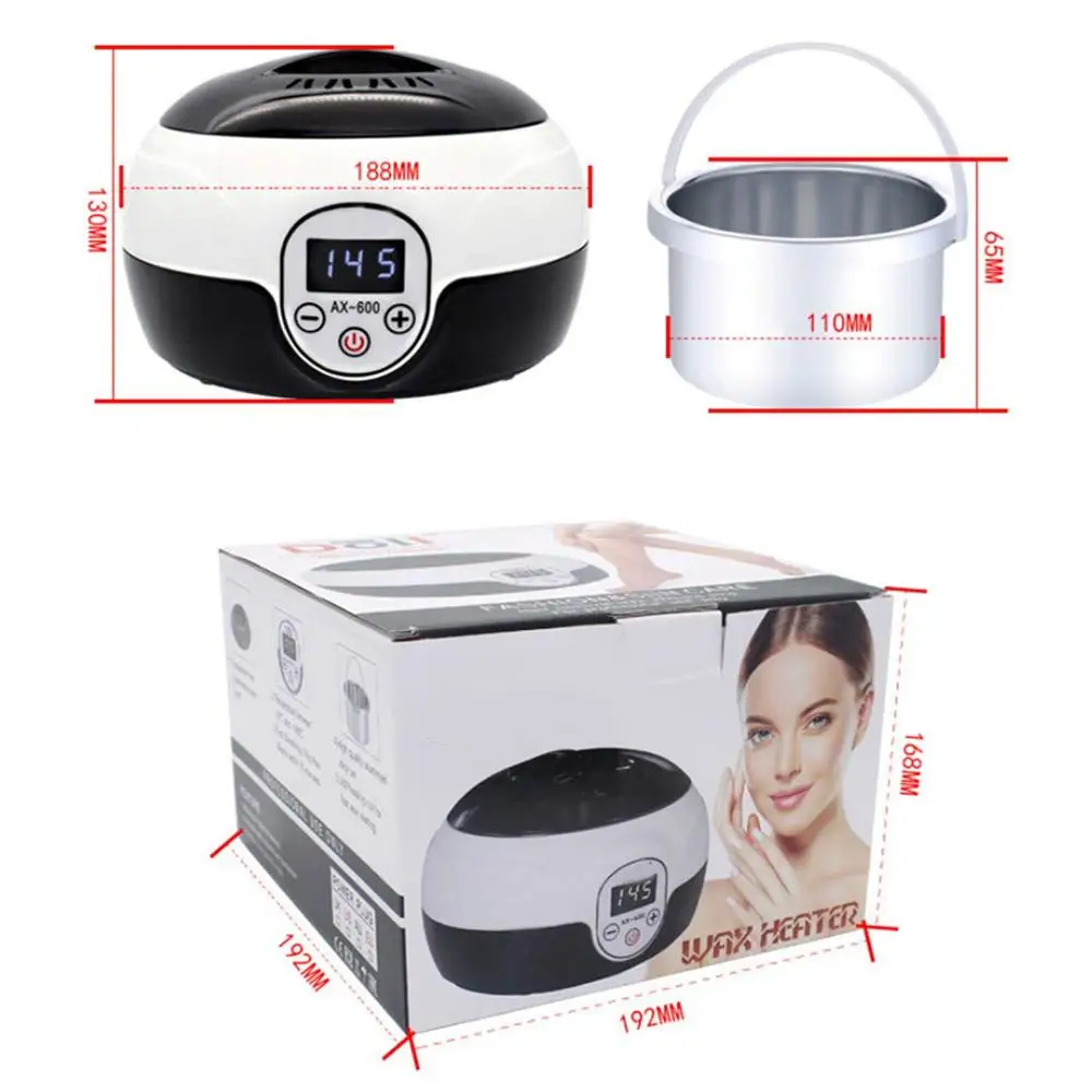 Professional Hair Removal Tool Smart Wax Heater SPA Hands Feet Epilator Depilatory Skin Care Paraffin Wax Warmer Machine