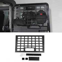 For Land Rover Defender 2004-2019 Rear Trunk Shelves Car Tail Door Racks Storage Bag Shelf Tailgate Luggage Carrier Supports