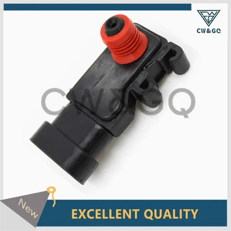 Manifold Pressure MAP Sensor 32417-10 for Harley Davidson Dyna Softail Sportster Touring MC-MAP3, 32416-10, 32316-99,10220075