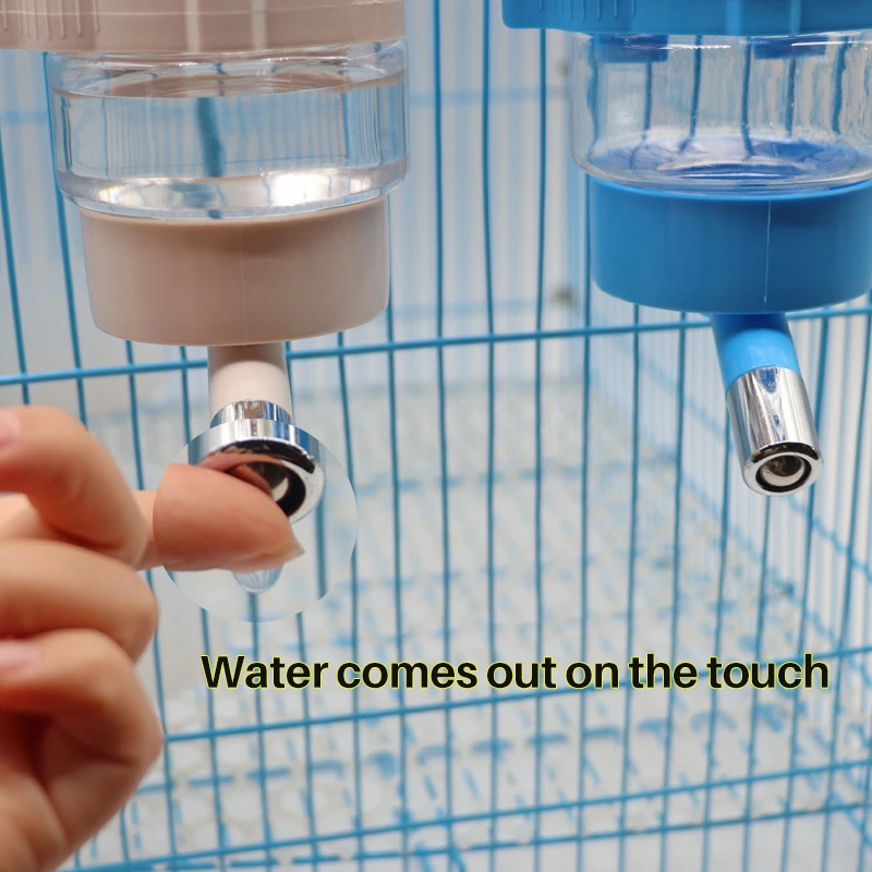 1PC 400ml Haustier Kaninchen Hamster Hängen Wasser Flasche Automatische Kaninchen Wasser Dispenser Tragbare Kaninchen Meerschweinchen Trinkbrunnen – Detail 4