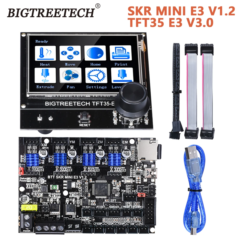 BIGTREETECH SKR MINI E3 V1.2 TFT35 E3 V3.0 Motherboard Touch Screen TMC2209UART TMC2208 Motor Driver For Ender 5 Ender 3 Printer