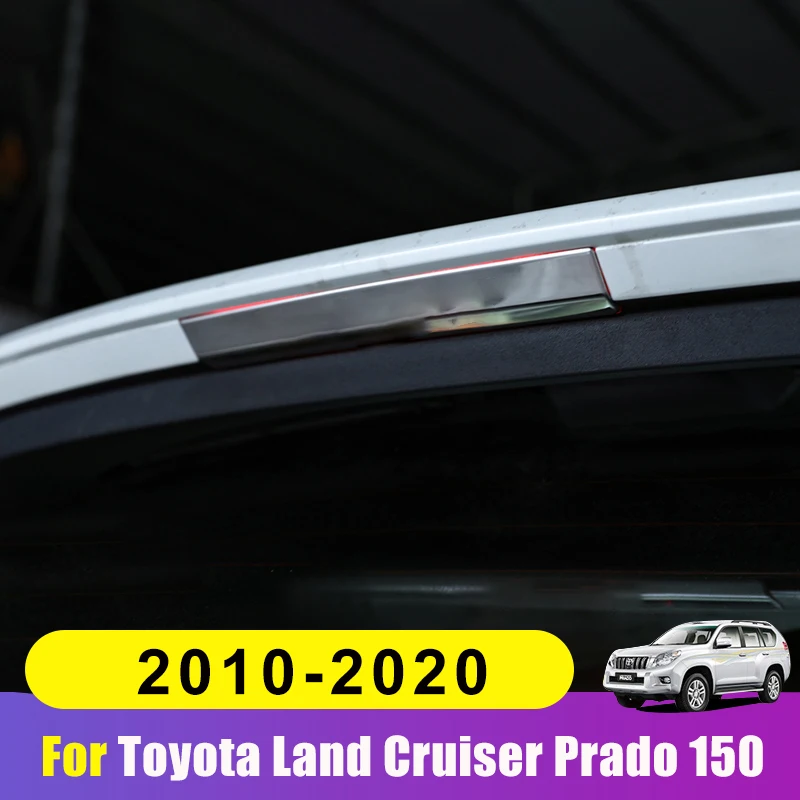 stainless steel Car Rear High Braking Light Frame Cover Sticker For Toyota Land Cruiser Prado 150 FJ150 2010-2020 Accessories