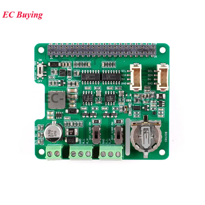 

Raspberry Pi 3B Pi 2B Dual Channel CAN-BUS (FD) Expansion Board Automotive Bus Expansion Board for AI Robot Car Bus