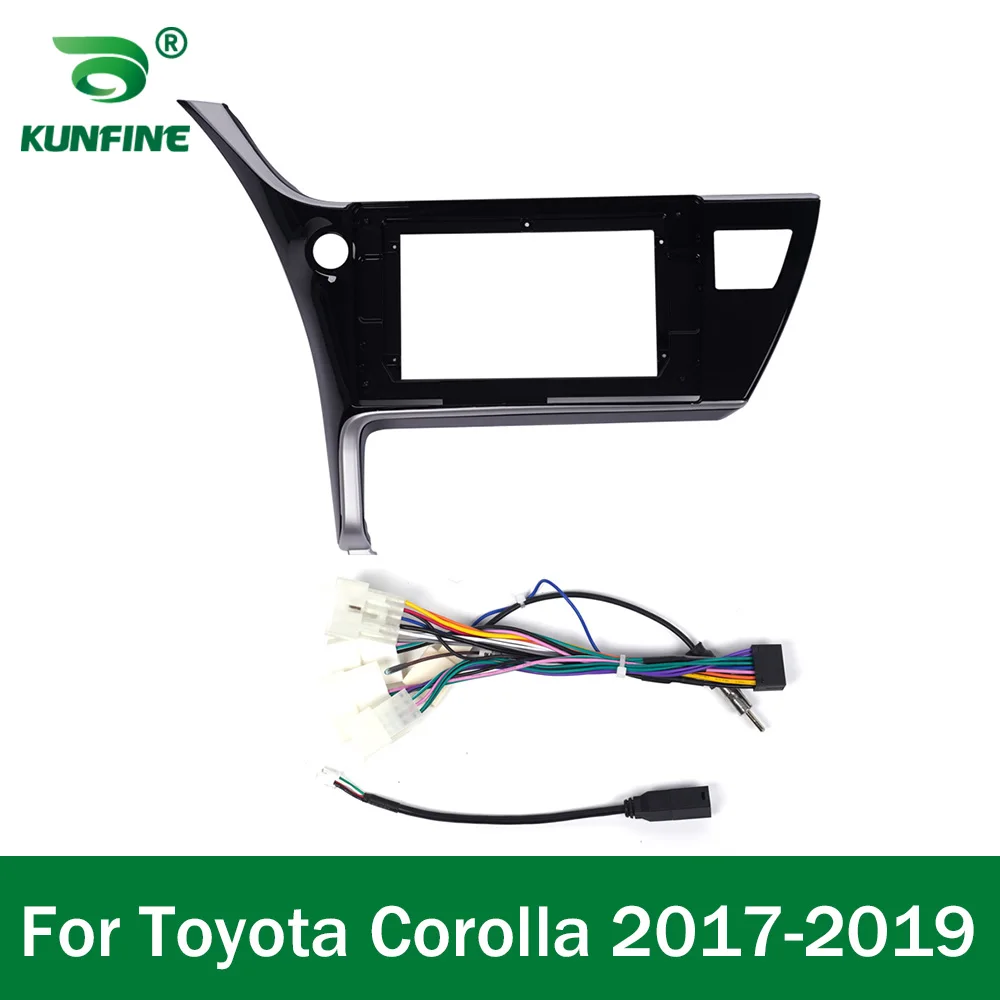 Car GPS Navigation Stereo For Toyota Corolla 2017 -2019  Radio Fascias Panel Frame Fit 2Din 10.1 inch In Dash headunit screen