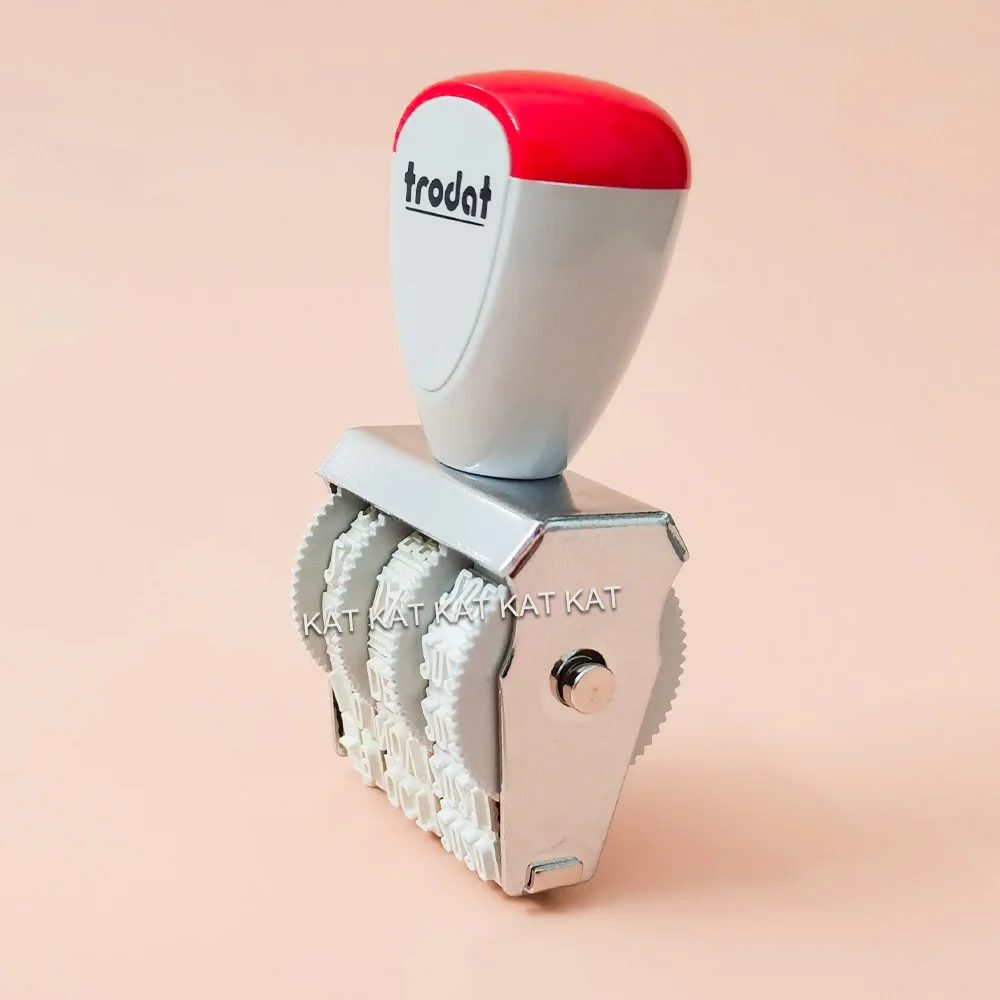 Sello de goma con fecha, suministros escolares, papelería con almohadilla de tinta, creativo, para negocios, bricolaje, ajustable