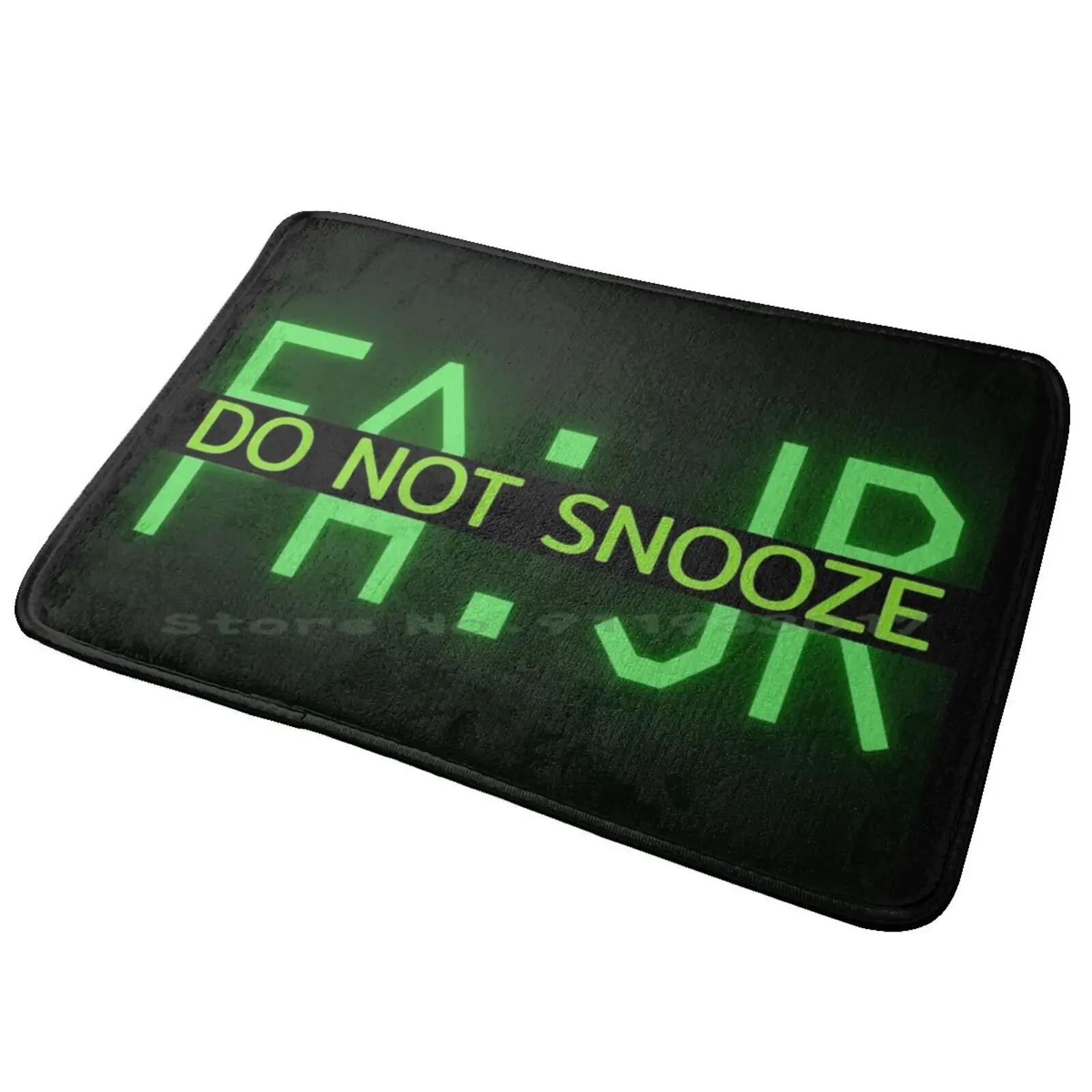 Fajr-Do Not Snooze , You Snooze You Lose , Islamic Dawah Entrance Door Mat Bath Mat Rug Ideas Ethnic Paintings Tribe Tifinagh