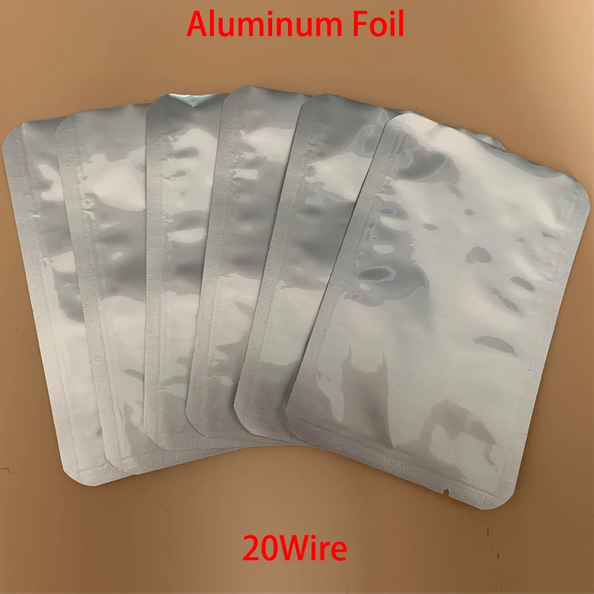 

6*8cm 6x8cm 7*10cm 7x10cmm 8*12cm 8x12cm Aluminum Foil Open Top Translucent ESD Vacuum Anti Static Shielding Pouch Storage Bag